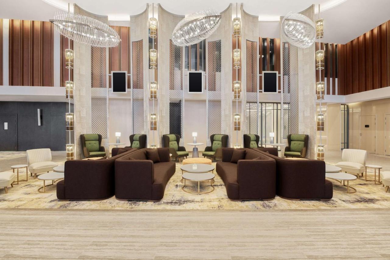 Radisson Blu Hotel Riyadh Convention And Exhibition Center Exterior foto The lobby of the hotel